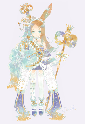 ウサミミ娘キャラデザカードセット