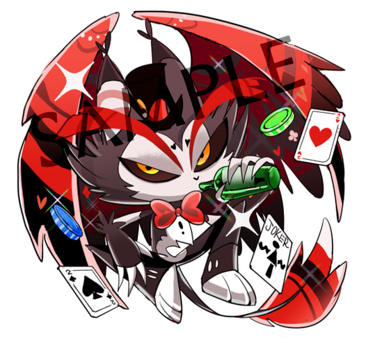 Huskアクリルキーホルダー