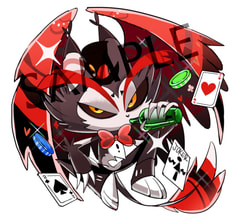 Huskアクリルキーホルダー