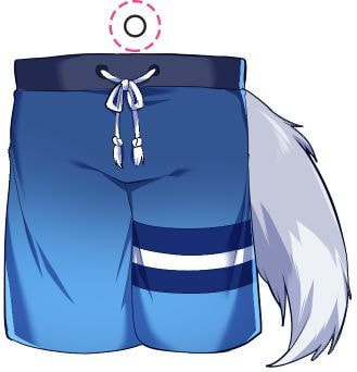 パンツキーホルダー（クロキ）