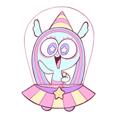 (☆ラメ入り☆)アクリルキーホルダー＜コメット＞