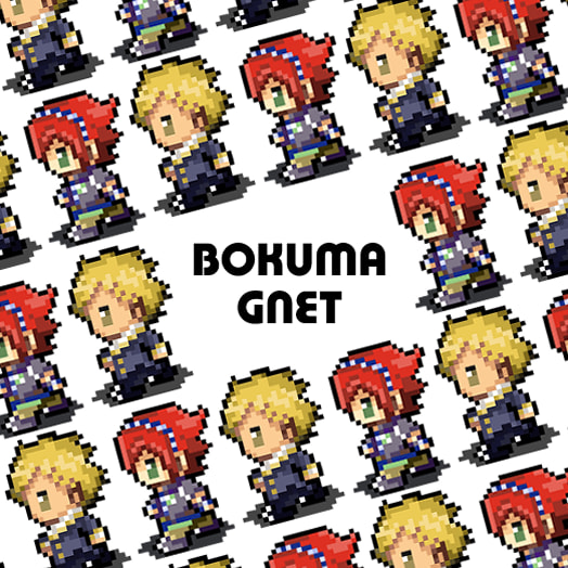ルカ＆スタンドット絵 マグネット