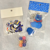 ゆらゆらしっぽ アクキー＆マットステッカー