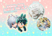 Animal SGDK Acrylic Pin/Clip