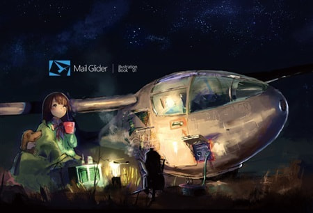 Mail Glider illustration Book 01