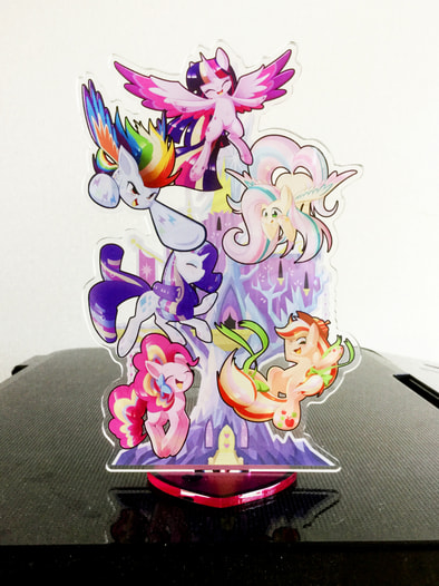 レインボーパワー・Mane6 アクリルスタンド