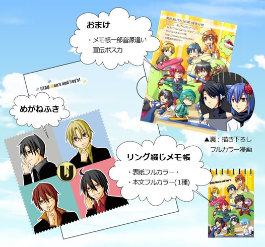 男声系UTAU式グッズセット