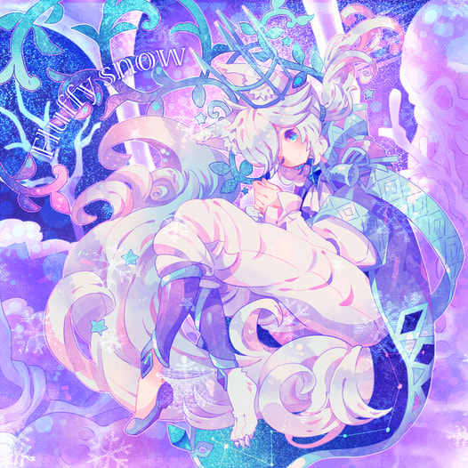 Fluffy snow