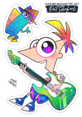 フィニアス Phineas ホログラムクリアステッカー