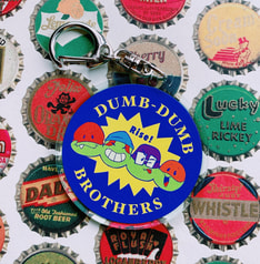 dumb dumbs acrylic keychain 