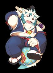 アクリルスタンドキーホルダー（アギョウ）