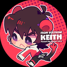 Voltron缶バッチ Keith