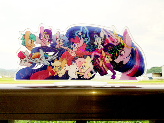 Mane6&5 巨大キラキラアクリルスタンド