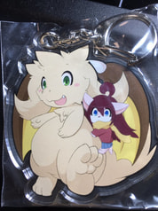 ドラゴンアクリルキーホルダー（エフとエミィ）