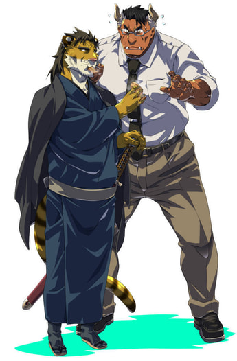 鉄志＆にろさんアクリルスタンド