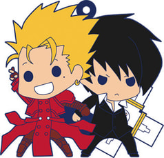 ヴァッシュ＆ウルフウッドラバーストラップ