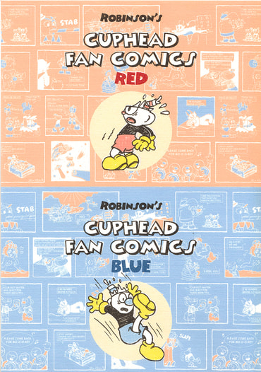 CUPHEAD FAN COMICS RED & BLUE