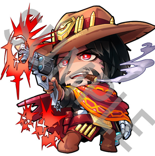  【OVERWATCH】マクリー【アクリルキーホルダー】