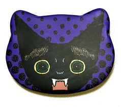 猫型缶バッジ