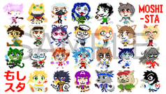 もしスタ・ドット絵ポストカード2枚セット