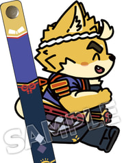 PCVリストバンド 武蔵（シール付き）