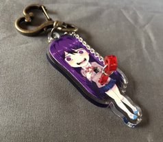 Yuri刺し刺しアクリルキーホルダー