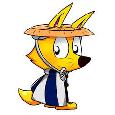 ミニゾロリアクリルキーホルダー(旅人)