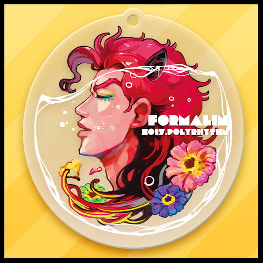 柱のアクキー【Santana／FORMALIN】