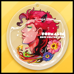 柱のアクキー【Santana／FORMALIN】