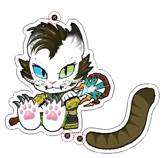 ボズヤンロスガルゆらゆらしっぽアクリルキーホルダー[バイシャーエン]