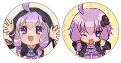 ゆかりさん缶バッジ2個セット(直径31mm)