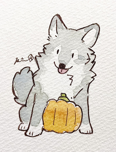 ミニ原画かぼちゃ