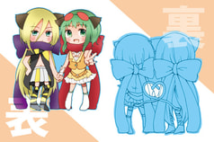 にゃんマフアクリルストラップ（リリグミ）