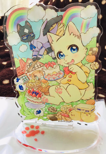 しろ猫くろ猫ファンタジア一巻表紙絵