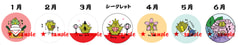 ゆるスタ缶バッチ【1～6月】