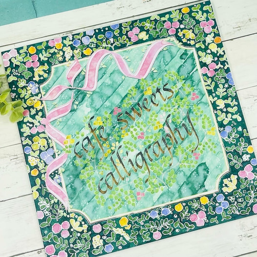 cafe & sweets calligraphy