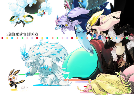 MARBLE MONSTER GRAPHICS