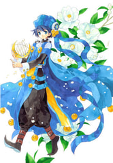誕生石擬人化ポストカード（ターコイズ）