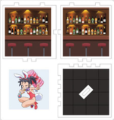 ゲームハンター小嵐ちゃん アクリルジオラマBOX（バニー）
