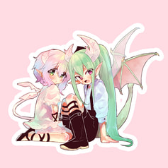 小悪魔ちゃんズ　アクリルキーホルダー
