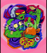 LITTLE TURTLES  STICKER