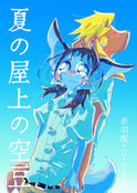 夏の屋上の空豆