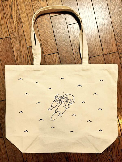 まこラッコのたっぷりトート
