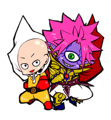 サイタマ＆ボロス【アクリルキーホルダー】