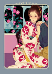 クリアファイル・立葵の夜