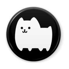 うざい犬　缶バッジ