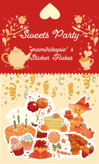 フレークシール -Sweets Party