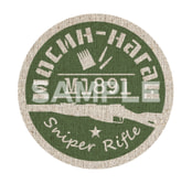 スナイパーズ缶バッジ (モシン・ナガン)/Sniper's button badge (Mosin-Nagant)