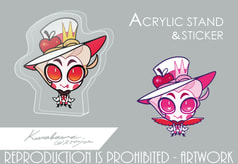 Lucifer Acrylic stand & Sticker