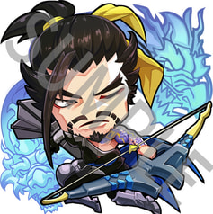 【OVERWATCH】ハンゾー【アクリルキーホルダー】
